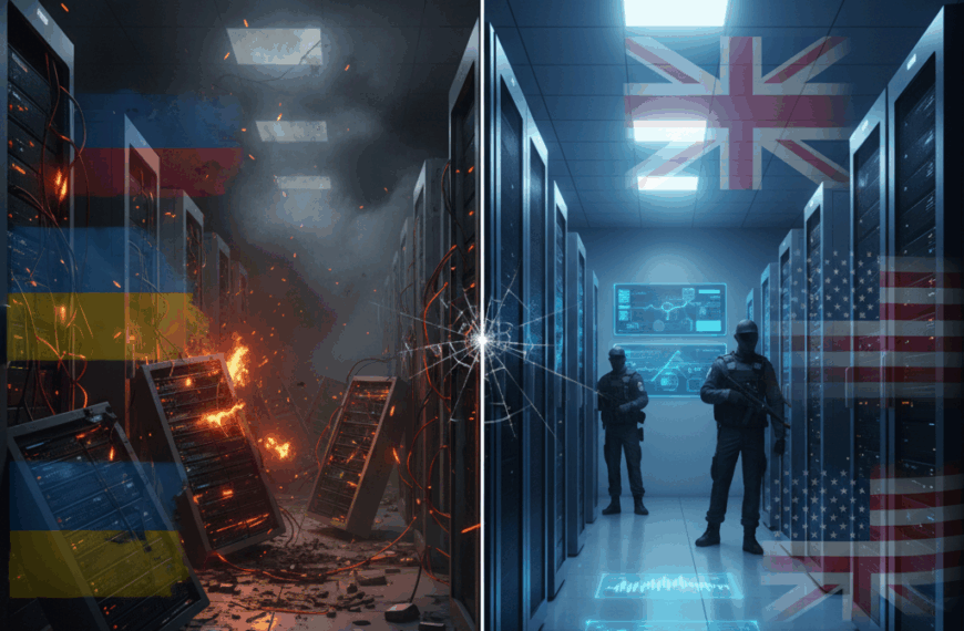 UK business owner choosing secure Western VPS hosting over damaged Eastern European data centers after Russia-Ukraine war