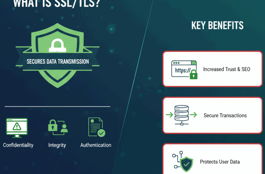 ssl certificate, with a padlock indicating security.