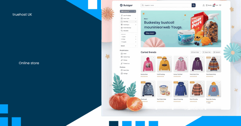 online store page of a clothline shop