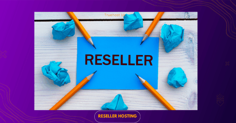 reseller hosting plug surrounded with four pencils