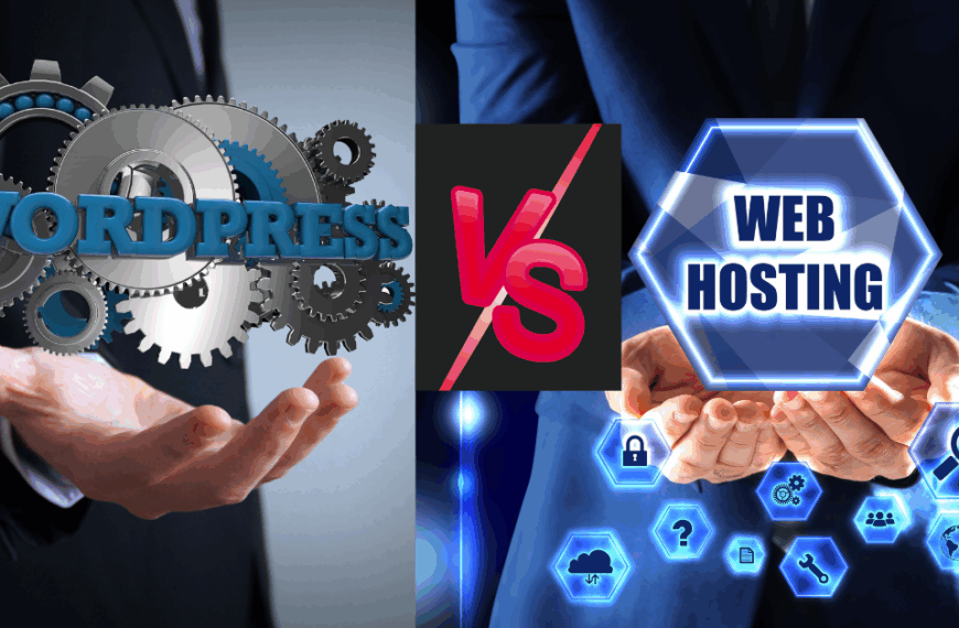 wordpress hosting vs. web hosting